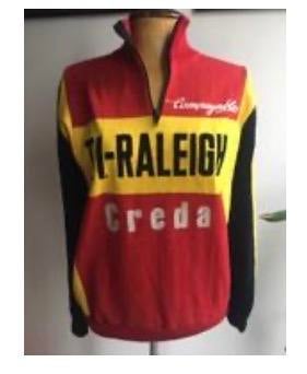 Vintage Kampioen wollen trui fietskleding TI-Ralegh jaren’70, Ophalen of Verzenden, Zo goed als nieuw, Kleding