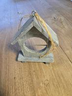 Houten decoratiestuk – vogelhuisje model, Huis en Inrichting, Woonaccessoires | Overige, Ophalen of Verzenden, Zo goed als nieuw