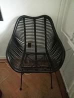 GRAAG ZO SNEL MOGELIJK OPHALEN zwart rotan stoel, Huis en Inrichting, Stoelen, Ophalen, Zo goed als nieuw, Zwart, Eén