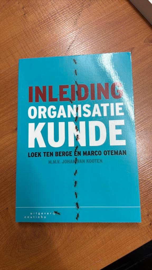 Loek ten Berge - Inleiding organisatiekunde, Boeken, Wetenschap, Zo goed als nieuw, Sociale wetenschap, Ophalen of Verzenden