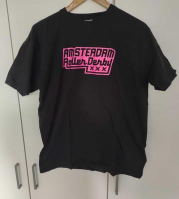 Amsterdam Roller Derby T-shirt (maat L) beschikbaar voor biedingen