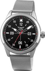 Aviator F-series Pilot Watch Mesh band, Aviator, Nieuw, Ophalen of Verzenden, Grijs