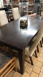 6 persoons bruine tafel, Ophalen, Gebruikt