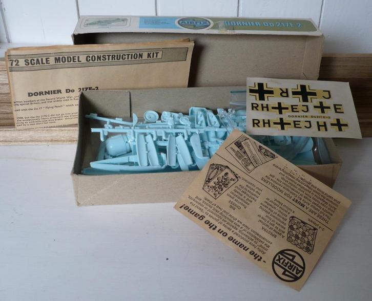 Airfix Dornier 217. E.2 uit 1973, Hobby en Vrije tijd, Modelbouw | Vliegtuigen en Helikopters, Gebruikt, 1:72 tot 1:144, Overige merken
