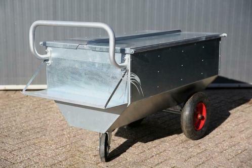 Voerwagen + supplementendrager, Voerkar, Brokkenkar, Wagen, Dieren en Toebehoren, Stalling en Weidegang, Toebehoren, 4 paarden of pony's of meer