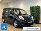 Renault Kangoo Rolstoelauto XXL Rolstoel geschikt, Auto's, Renault, Gebruikt, 4 stoelen, Zwart, Origineel Nederlands