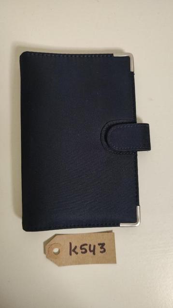 K543 Blauw nylon agenda organizer model junior vd postbank beschikbaar voor biedingen