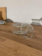 Theelicht, theepot houder Douwe Egberts + deksel, Huis en Inrichting, Keuken | Servies, Ophalen, Gebruikt, Glas, Overige typen