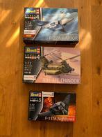 Revell chinook, raptor en nighthawk, Nieuw, Revell, Vliegtuig, 1:72 tot 1:144