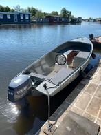 Mooie boot / sloep met 9.9 pk yamaha, Watersport en Boten, Sloepen, Ophalen, Zo goed als nieuw, Tot 10 pk, Staal