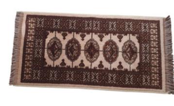 13910 Vintage wollen loper tapijt vloerkleed vloerkleedje  beschikbaar voor biedingen
