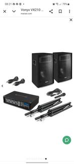 Complete geluidsinstallatie Vonyx te koop!, Ophalen of Verzenden, 500 tot 1000 watt