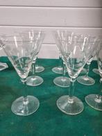 glazen vintage klaver geslepen 23 stuks, Verzamelen, Glas en Borrelglaasjes, Ophalen of Verzenden