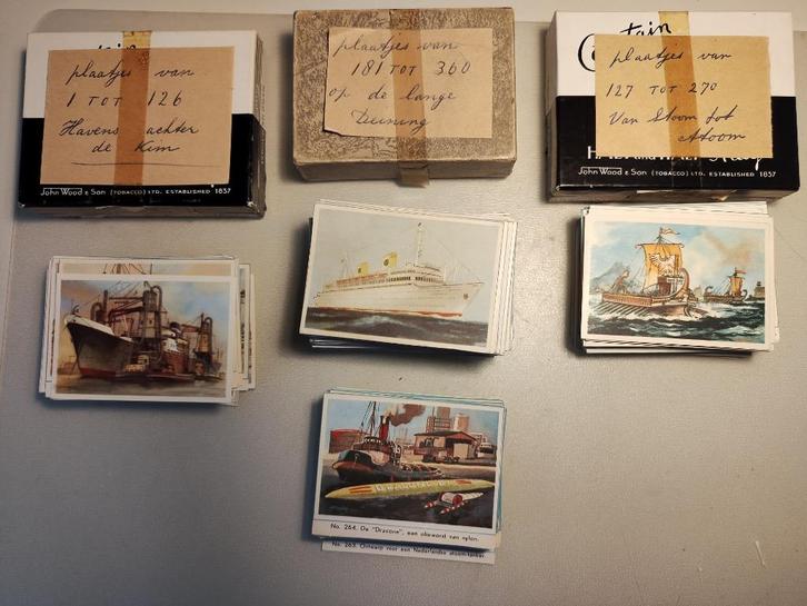 Captain Grant schepen plaatjes, Verzamelen, Scheepvaart, Gebruikt, Kaart, Foto of Prent, Motorboot of Zeilboot, Ophalen