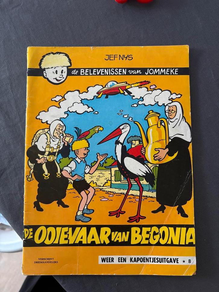 Jommeke 8 - De Ooievaar van Begonia, Boeken, Stripboeken, Gelezen, Eén stripboek, Ophalen of Verzenden
