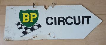 BP Circuit wegwijzerbord jaren 60/70 beschikbaar voor biedingen