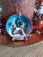 Disney kerstbal ornament  mickey en minnie, Ophalen of Verzenden, Mickey Mouse, Zo goed als nieuw, Beeldje of Figuurtje