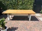 Tuintafel Hartman 240x100cm teak/wit, Ophalen, Zo goed als nieuw, Rechthoekig, Teakhout