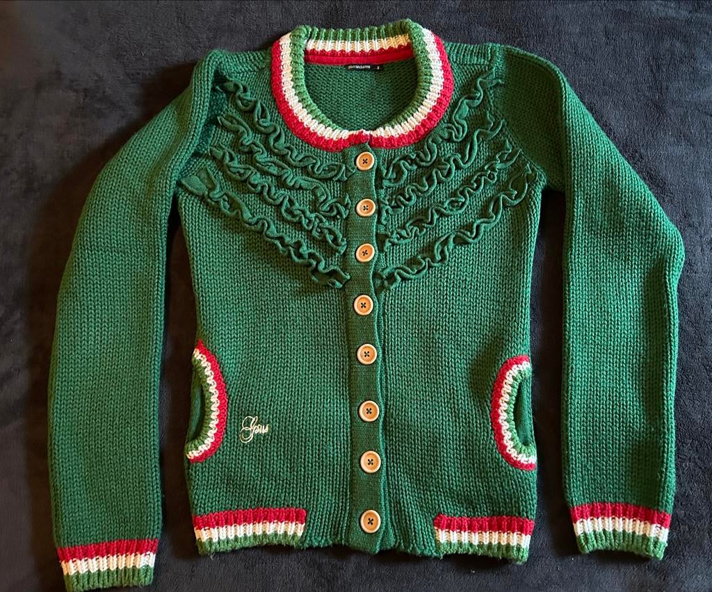 Gsus Sindustries Groen Vest S, Gsus, Ophalen of Verzenden, Zo goed als nieuw, Maat 36 (S)