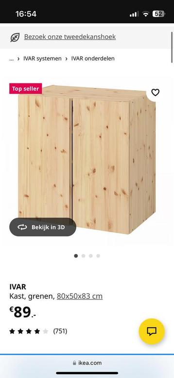 Ikea Ivar kast - Zo goed als nieuw! - afbeelding 5