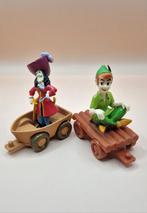 Peter Pan & Captain Hook figuren op trein wagentje, Verzamelen, Disney, Zo goed als nieuw, Beeldje of Figuurtje, Peter Pan of Pinokkio