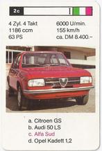 Ma2 autokaartje alfa sud, Verzamelen, Ophalen of Verzenden, Zo goed als nieuw, Auto's