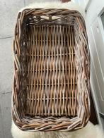 Rotan mand, Ophalen, Zo goed als nieuw, Rechthoekig, Riet