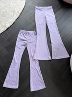 Twinning broeken flared lila moeder-dochter, Paars, Maat 42/44 (L), Ophalen of Verzenden, Zo goed als nieuw
