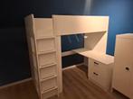 IKEA Hoogslaper met Bureau en Kast, Ophalen of Verzenden, Zo goed als nieuw, Hoogslaper