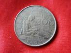 Italie - 200 lire 1980 zf (5904, Postzegels en Munten, Ophalen of Verzenden, Italië, Losse munt