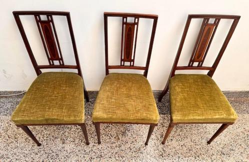 Art Deco eetkamer stoelen, Antiek en Kunst, Antiek | Meubels | Stoelen en Banken, Ophalen