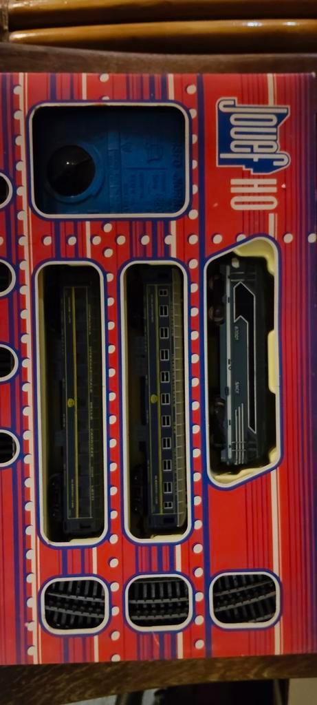 Jouef set H0, Hobby en Vrije tijd, Modeltreinen | Overige schalen, Zo goed als nieuw, Rails, Gelijkstroom, Overige merken, Ophalen of Verzenden