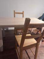 Ikea NORRAKER eettafel en 4 stoel, Ophalen, Gebruikt, Ikea, 4 tot 6 stoelen