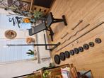 squatrek Taurus bankje stangen en ijzer gewichten, Sport en Fitness, Ophalen, Zo goed als nieuw, Fitnessbank