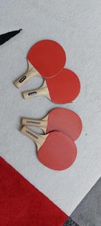 table tennis bats (4), Sport en Fitness, Tafeltennis, Ophalen, Zo goed als nieuw, Net, Batje(s) of Balletje(s)