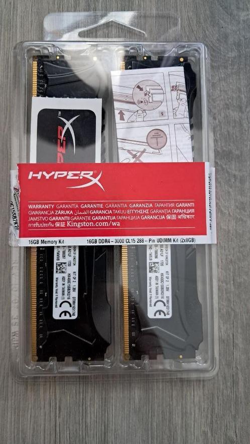 16GB DDR4 Kingston HyperX geheugen 2x8GB, Computers en Software, RAM geheugen, Zo goed als nieuw, Desktop, 16 GB, DDR4, Ophalen of Verzenden