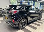 Ford Puma EcoBoost 155 pk Hybrid ST-Line X | Trekhaak | Pano, Adaptive Cruise Control, Leder en Stof, Zwart, 665 kg