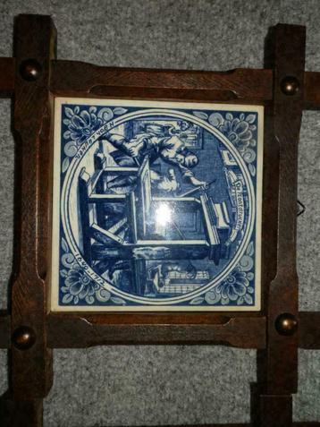 De Plaatdrucker van N Joh.Luyken 1649 1912 wandtegel beschikbaar voor biedingen