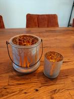 Windlichten herfst winter, Ophalen, Zo goed als nieuw, Overige materialen, Minder dan 25 cm