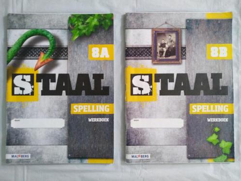 Staal - VERSIE 1 - Groep 8 - Spelling Werkboek (8A en 8B)., Boeken, Schoolboeken, Nieuw, Nederlands, Overige niveaus, Ophalen of Verzenden