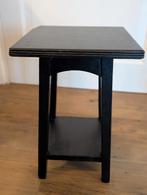 Zwart tafeltje vierkant, Ophalen of Verzenden