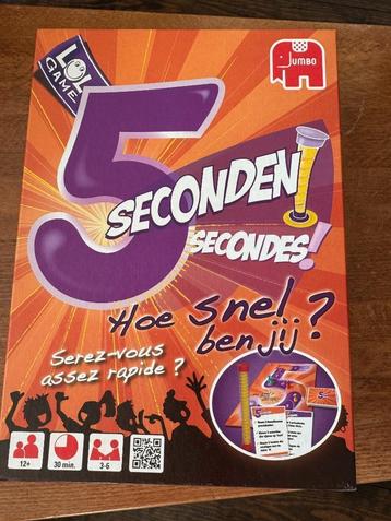 5 seconden bordspel beschikbaar voor biedingen