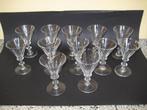12 antieke wijnglazen, 19e eeuw, Antiek en Kunst, Ophalen of Verzenden