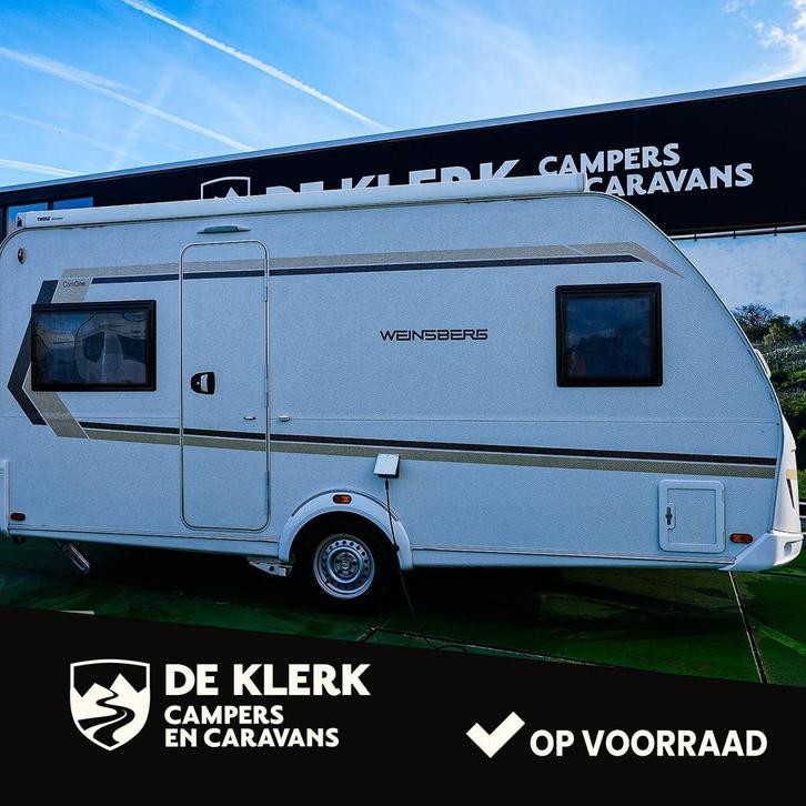 Weinsberg Caraone 450 FU (bj 2020), Caravans en Kamperen, Caravans, Bedrijf, tot en met 4, 1000 - 1250 kg, Overige merken, 6 tot 7 meter