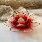 Lotus theelichthouder - Nieuw, Overige materialen, Nieuw, Ophalen of Verzenden, Crème