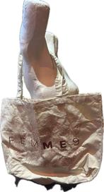 Draagtas, Sieraden, Tassen en Uiterlijk, Tassen | Reistassen en Weekendtassen, Verzenden, Zo goed als nieuw, Beige, 30 cm of meer