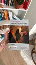 Studieboek materieel strafrecht, Ophalen of Verzenden, Zo goed als nieuw