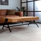 Industriële Salontafel Avia Rechthoek Mangohout, Huis en Inrichting, Tafels | Salontafels, Gebruikt, 100 tot 150 cm, 50 tot 100 cm