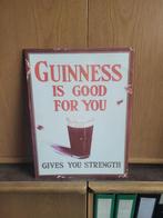 GUINNESS BEER-227- " NEW BUT MADE OLD ".  TEKST !!!, Ophalen, Nieuw, Reclamebord, Plaat of Schild, Overige merken