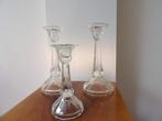 Art Deco set Kandelaars Boheems, Ophalen of Verzenden